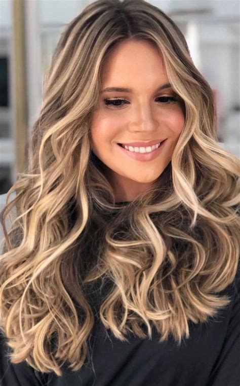 dark hair with thick blonde highlights